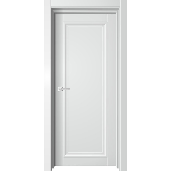Дверное полотно «Otto», 600×2000 мм, глухое, цвет белый бархат