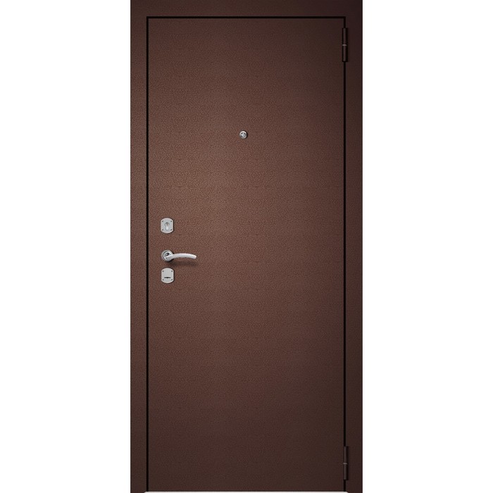 Входная дверь «Metix 22», 860×2050 мм, правая, цвет антик медь / бетон снежный