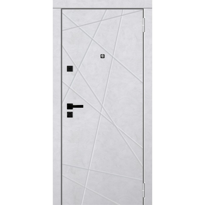 Входная дверь «Geroy 1», 860×2050 мм, левая, цвет бетон снежный входная дверь аура 2050 × 860 мм левая панель