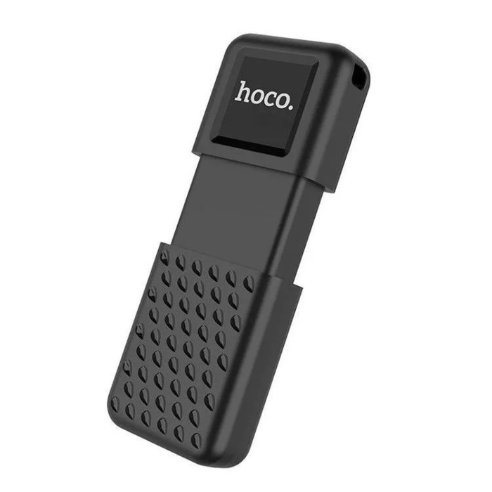 Флешка Hoco UD6 Intelligent, 16 Гб, USB2.0, чт до 30 Мб/с, зап до 10 Мб/с, чёрная