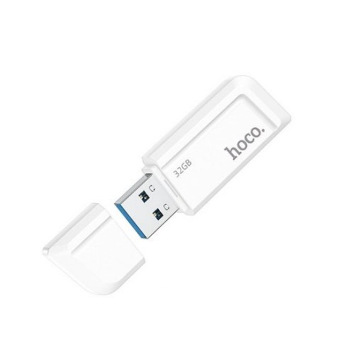 

Флешка Hoco UD11 Wisdom, 32 Гб, USB3.0, чт до 100 Мб/с, зап до 30 Мб/с, белая