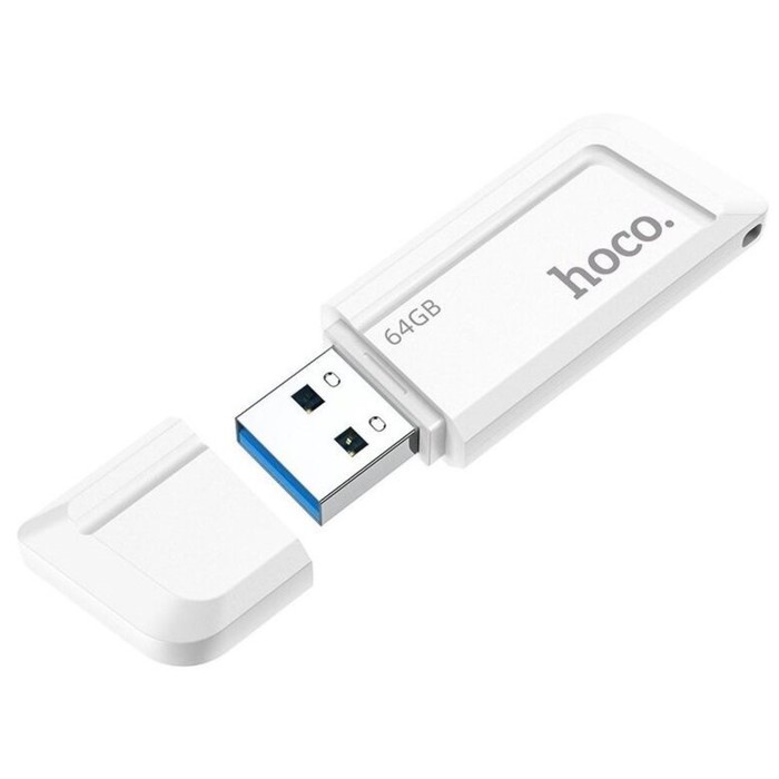 

Флешка Hoco UD11 Wisdom, 64 Гб, USB3.0, чт до 100 Мб/с, зап до 30 Мб/с, белая