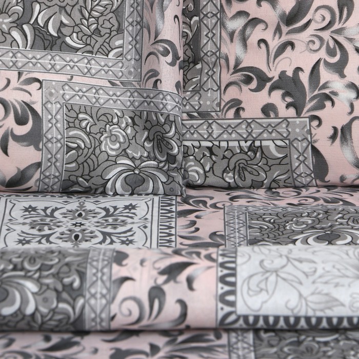 

Постельное бельё 2 сп Экономь и Я "Patchwork" 173х215см, 175х214см, 50х70см-2шт, 60г/м2, микрофибра