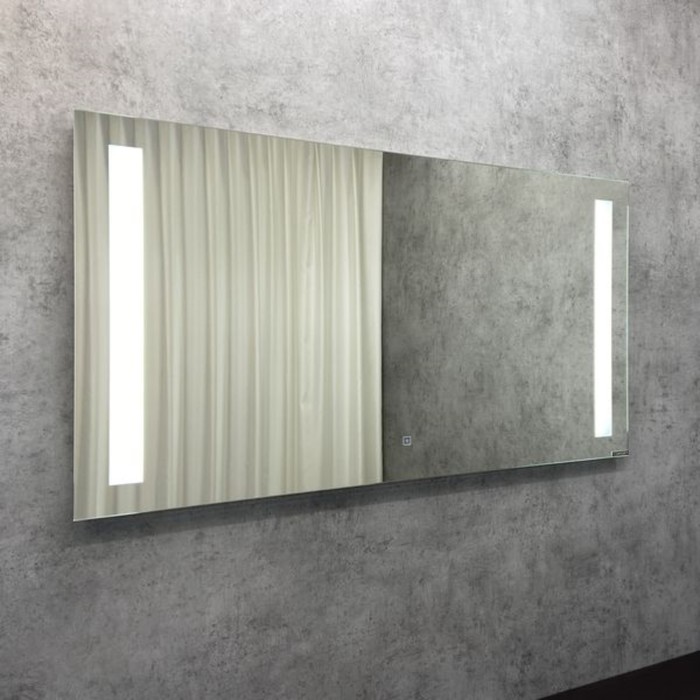 Зеркало Comforty Жасмин 120, светодиодная лента, бесконтактный сенсор, 120х65 см