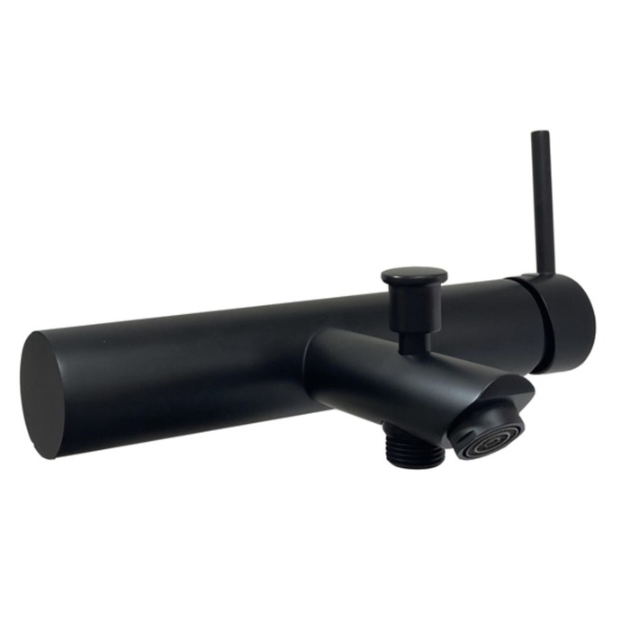 Смеситель для ванны Comforty FE018K-CMT, картридж 35 мм, черный матовый, без аксессуаров