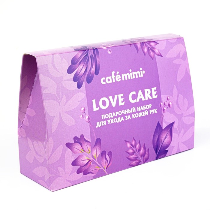 Набор подарочный Café mimi Love Care, для ухода за кожей рук cafemimi подарочный набор для ухода за кожей рук love care