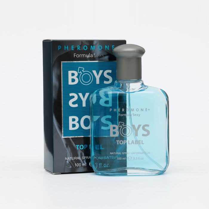 Парфюмированный лосьон с феромонами для мужчин Formula Sexy Boys Top Label, 100 мл (по мотивам Blue Label (Givenchy)