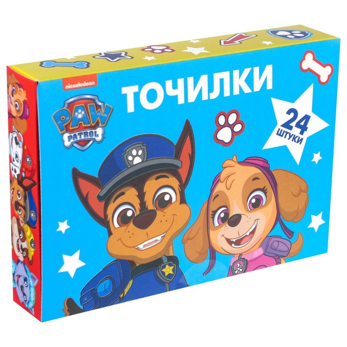 фото Точилка пластиковая с обечайкой, paw patrol