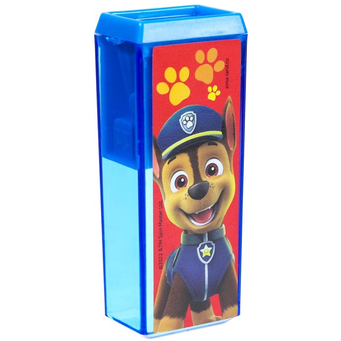 фото Точилка пластиковая прямоугольная, paw patrol
