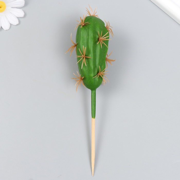 Искусственное растение для творчества Кактус Пилозоцереус 10х6 см, длинна 17 см искусственное растение для творчества кактус опунция 13 5х7 см длинна 20 см