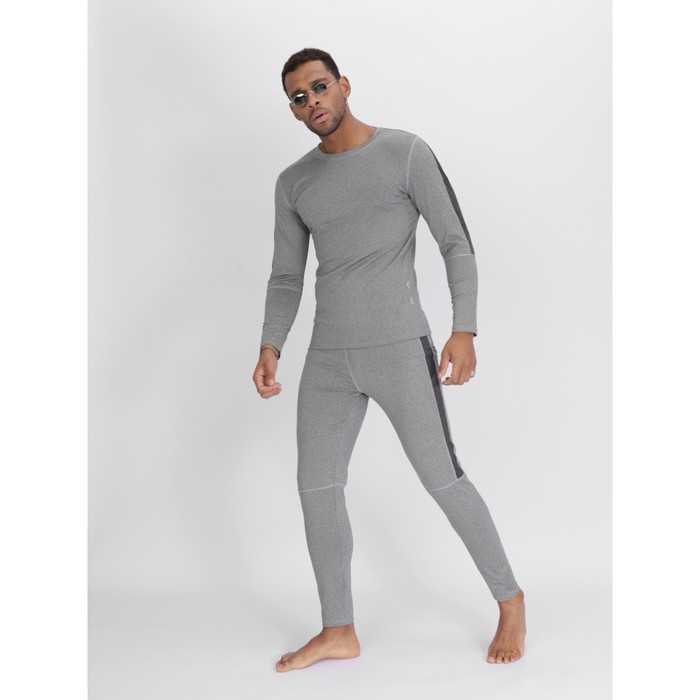 фото Термобелье мужское, размер 46-48, цвет светло-серый mtforce