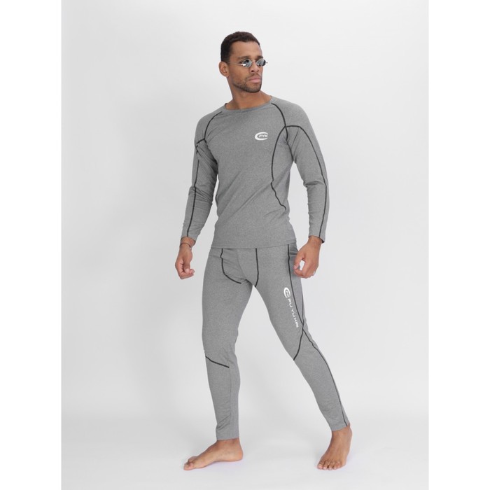 фото Термобелье мужское, размер 46-48, цвет светло-серый mtforce
