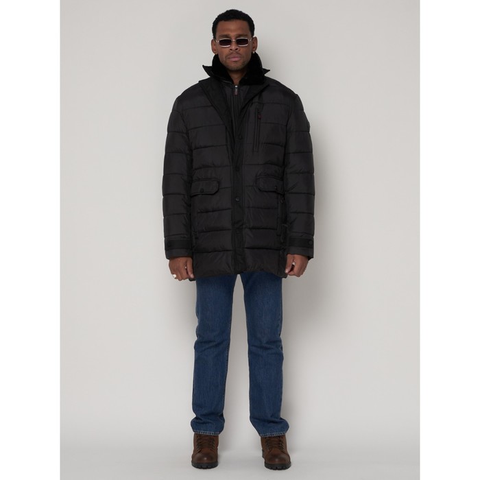 фото Куртка зимняя мужская, размер 50, цвет чёрный mtforce