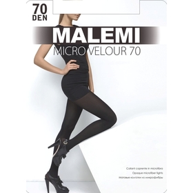 

Колготки женские MALEMI Micro Velour 70 цвет чёрный (nero), р-р 4