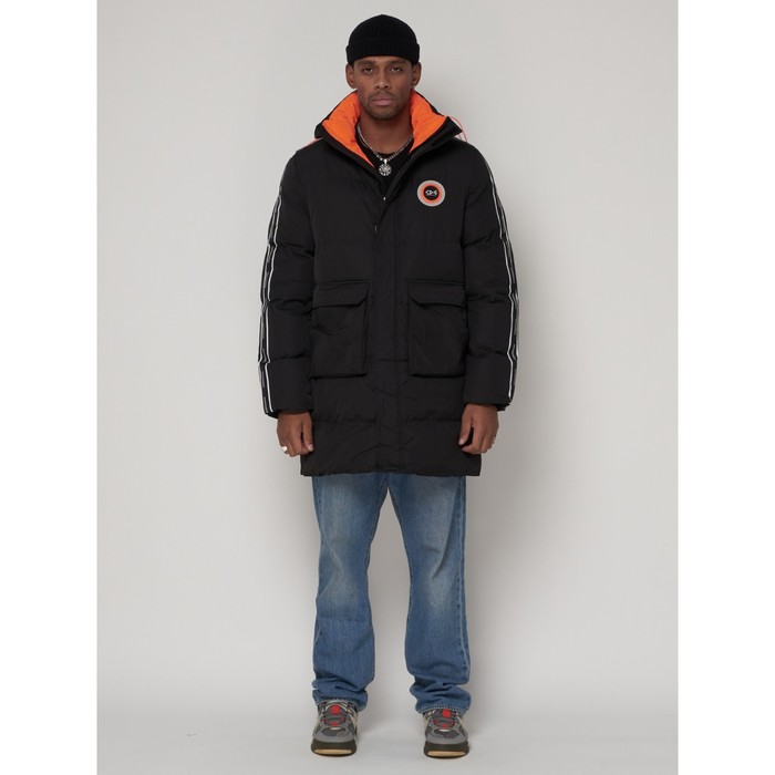 фото Куртка спортивная мужская, размер 52, цвет чёрный mtforce