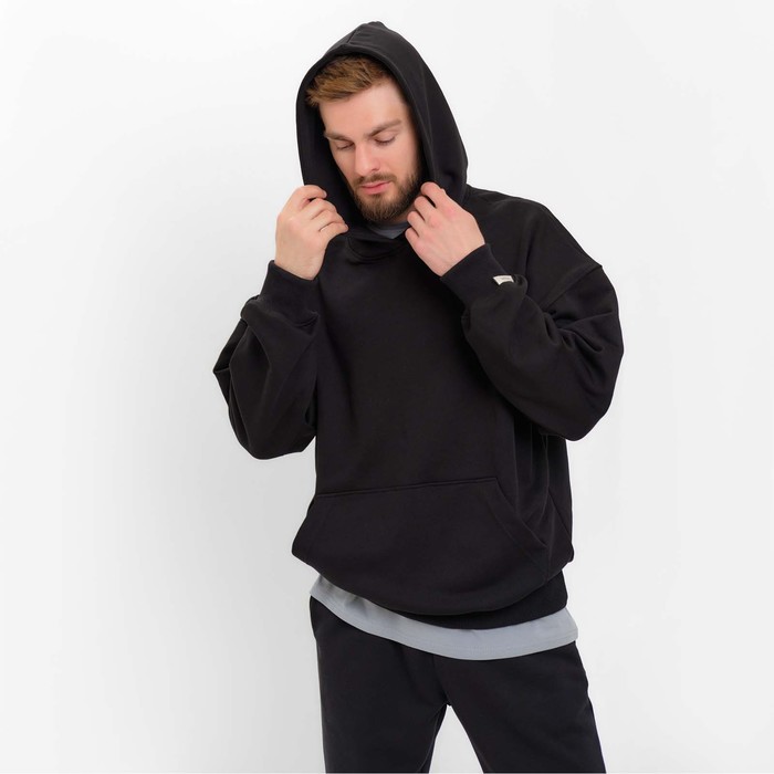 

Толстовка мужская (худи) MIST Men's casual размер 50, черный