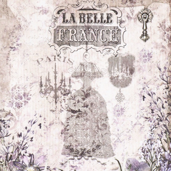 

Декупажная карта "La Belle" плотность 45г/м2, формат А4