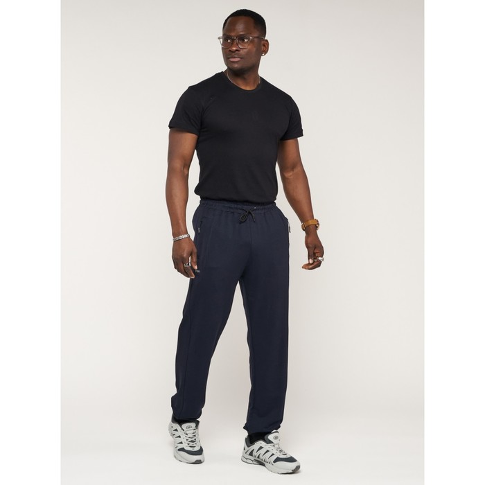 

Джоггеры мужские, размер 56, цвет тёмно-синий