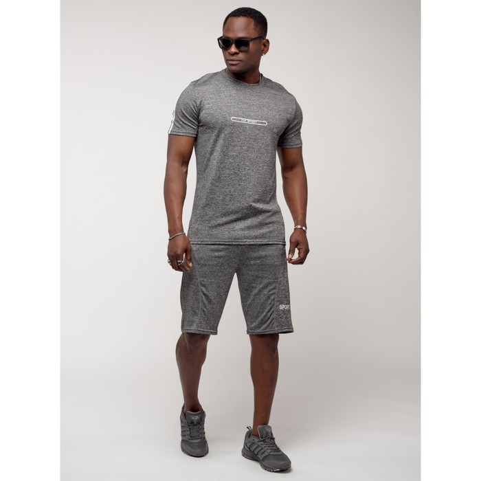 

Спортивный костюм мужской, размер 50-52, цвет серый