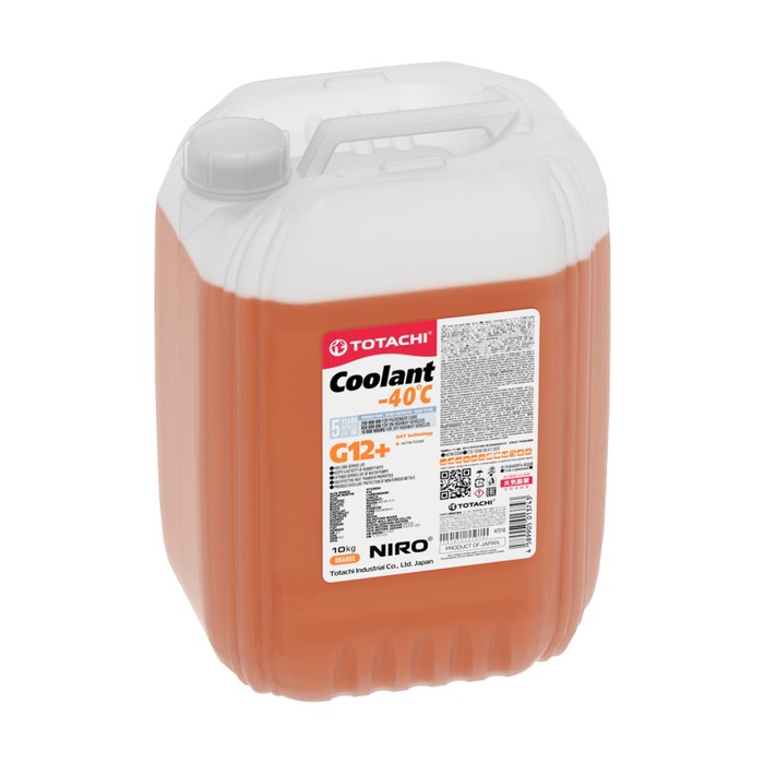 

Антифриз Totachi NIRO COOLANT -40 C, G12+, оранжевая, 10 кг