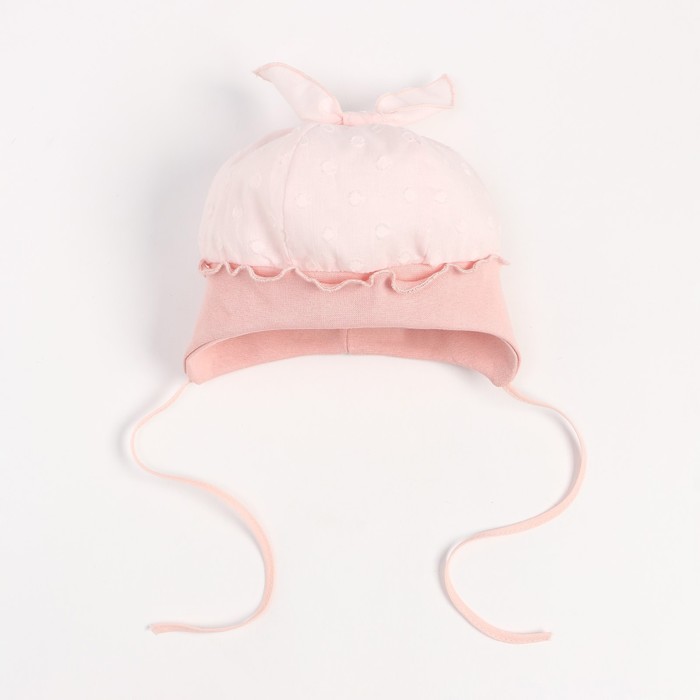 Шапка детская, цвет розовый, размер 46-48 шапка детская цвет синий размер 46 48