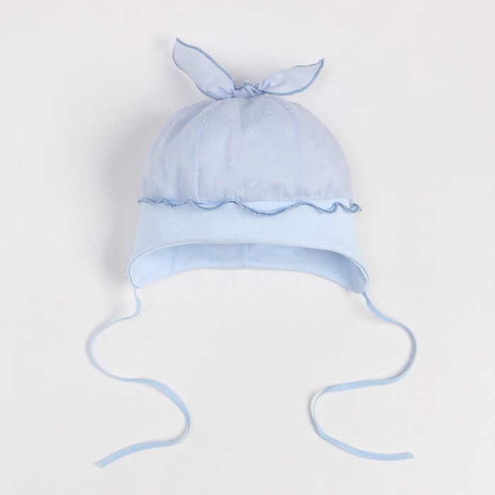 Шапка детская, цвет голубой, размер 46-48 шапка детская цвет синий размер 46 48