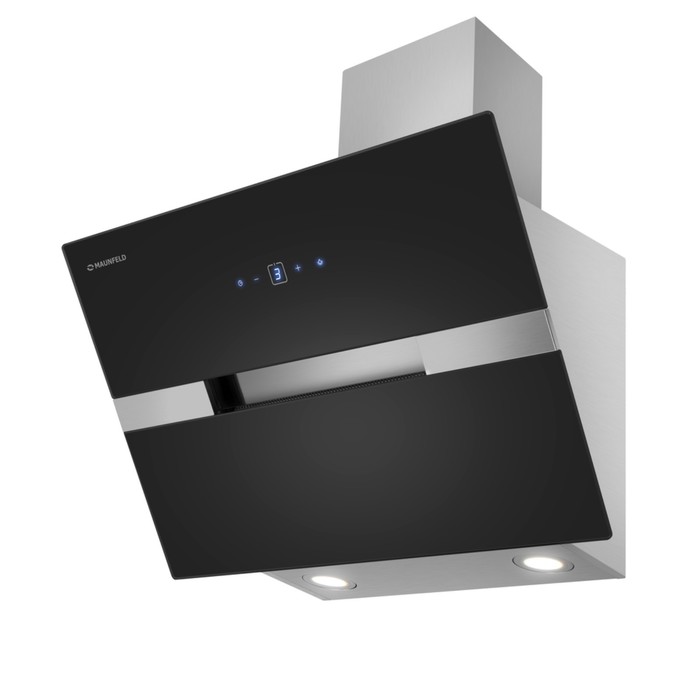 Кухонная вытяжка MAUNFELD Mersey 50 1050 м3ч 3 режима черныйвставка сатин 1799000₽
