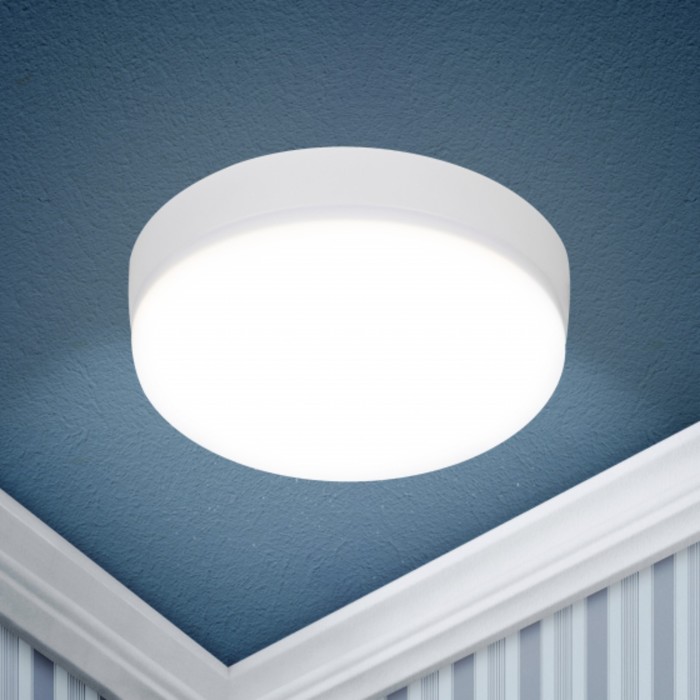 

Светильник светодиодный LED накладной круглый, 18Вт, 6500К