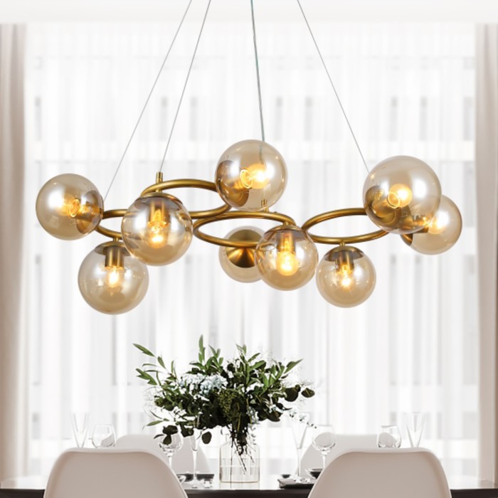 

Люстра Rivoli Henrietta 9хЕ27, 40 Вт