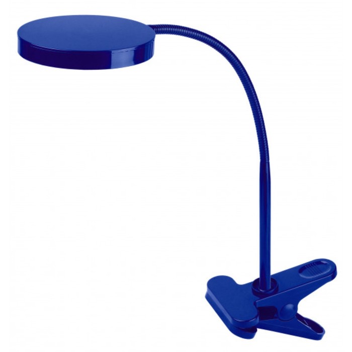 Настольный светильник NLED-435-4W-BU светодиодный на прищепке синий настольная лампа эра nled 435 4w bu б0004479
