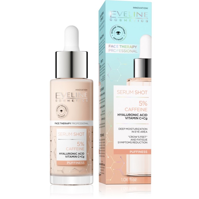 

Сыворотка для контура вокруг глаз Eveline Face Therapy Prof, энергизирующая, 30 мл