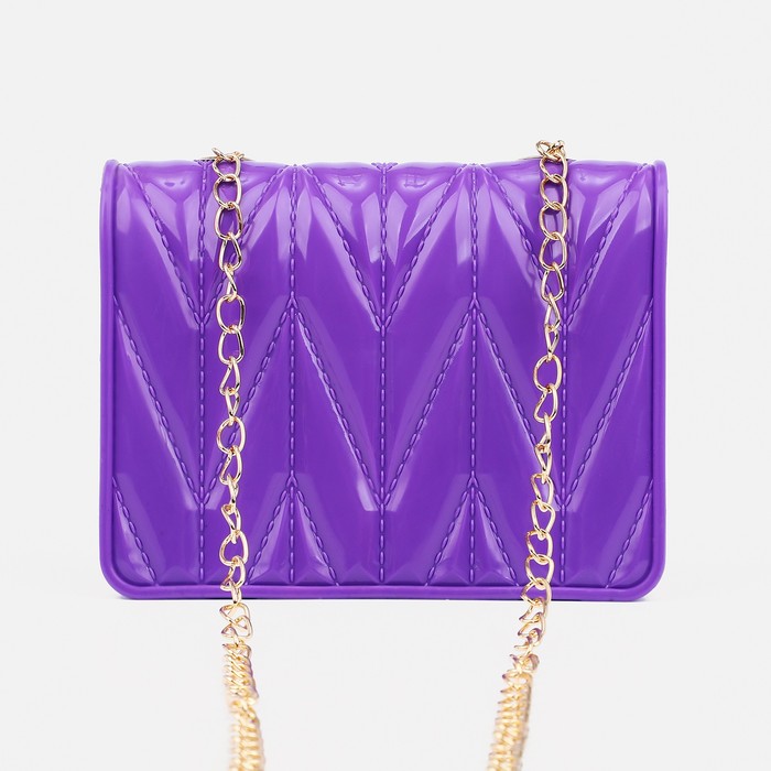 

Сумка мессенджер детская на магните, цвет фиолетовый