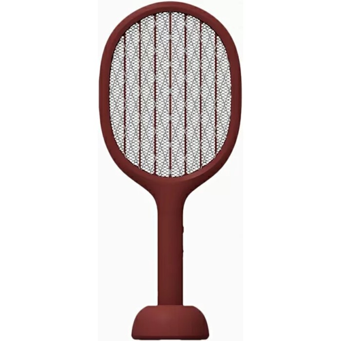 Мухобойка электрическая Xiaomi SOLOVE Electric Mosquito Swatter P1 Red, АКБ, красный 1200mah electric mosquito swatter lcd display 2700v automatic killer mosquito trap usb base fast charging raquete mata mosquitos