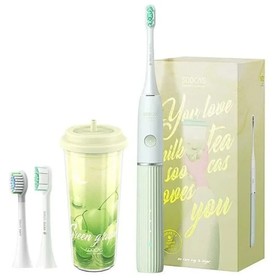 Электрическая зубная щётка Xiaomi SOOCAS V2 Green, вибрационная, АКБ, зеленая