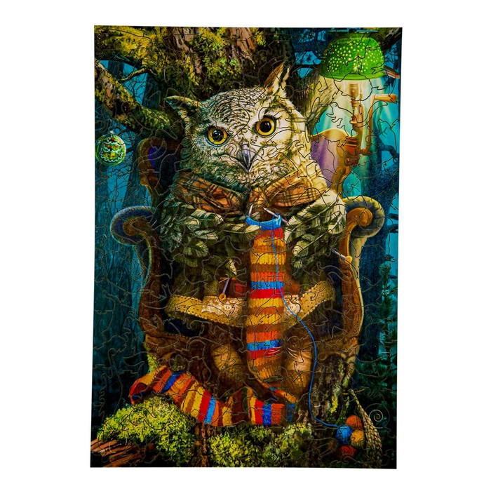 

Пазл фигурный «Мудрая сова», 200 деталей, 20,5 × 29 см