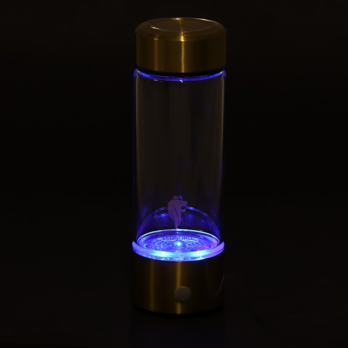 Генератор водородной воды Leonord LE-1707, 450 мл, стекло, золотистый