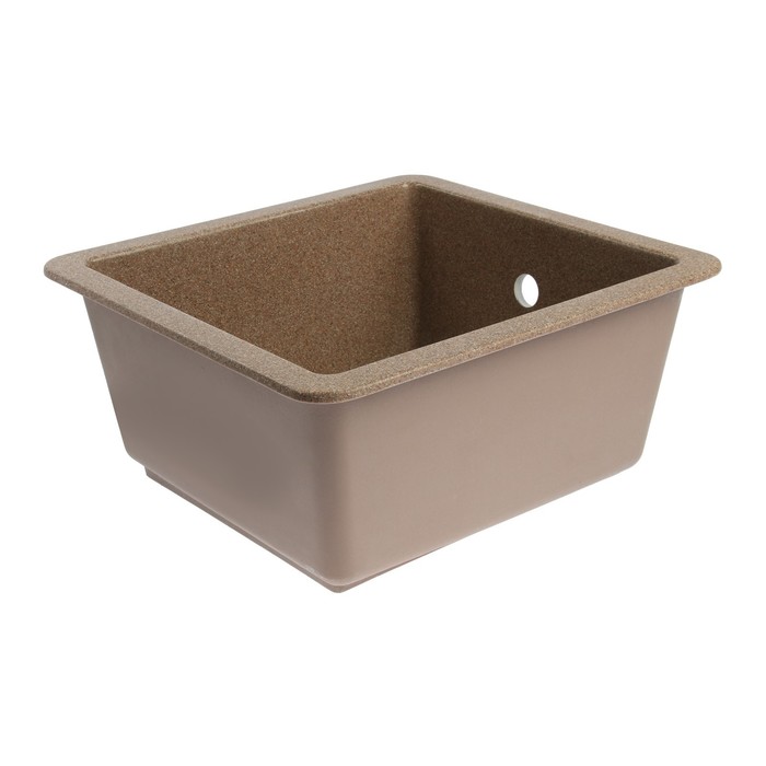 

Мойка для кухни из камня ZEIN 27/Q9, 463 х 433 мм, прямоугольная, перелив, цвет террокот