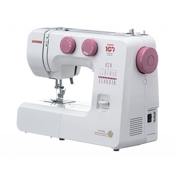

Швейная машина Janome 311, 60 Вт, 12 операции, полуавтомат, белая