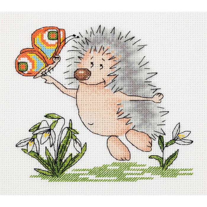 

Набор для вышивания «Весенний ёжик» 16 × 15 см