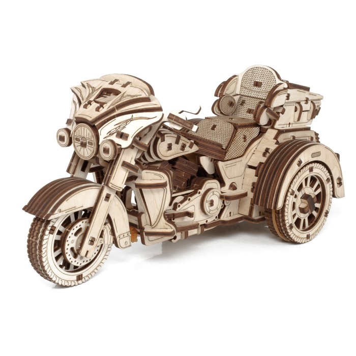 цена Сборная модель из дерева EWA «Мотоцикл. Трайк»