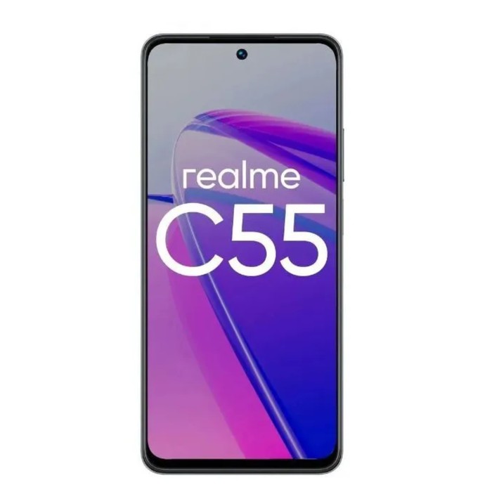 Смартфон Realme C55 RMX3710, 6.72", 8Гб, 256Гб, 64Мп, 8Мп, 2sim, 5000мАч, черный