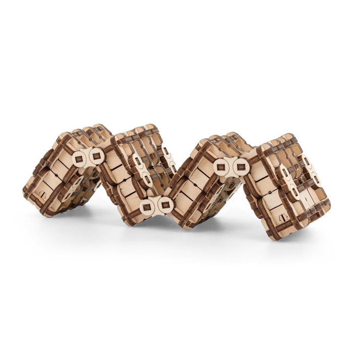 Деревянный конструктор-головоломка EWA «Метаморфик. Змея»