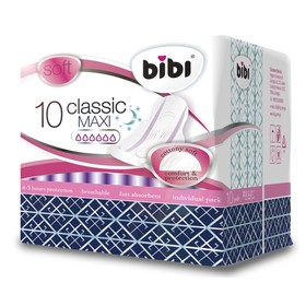 купить Прокладки BiBi Classic Maxi soft, 10 шт.