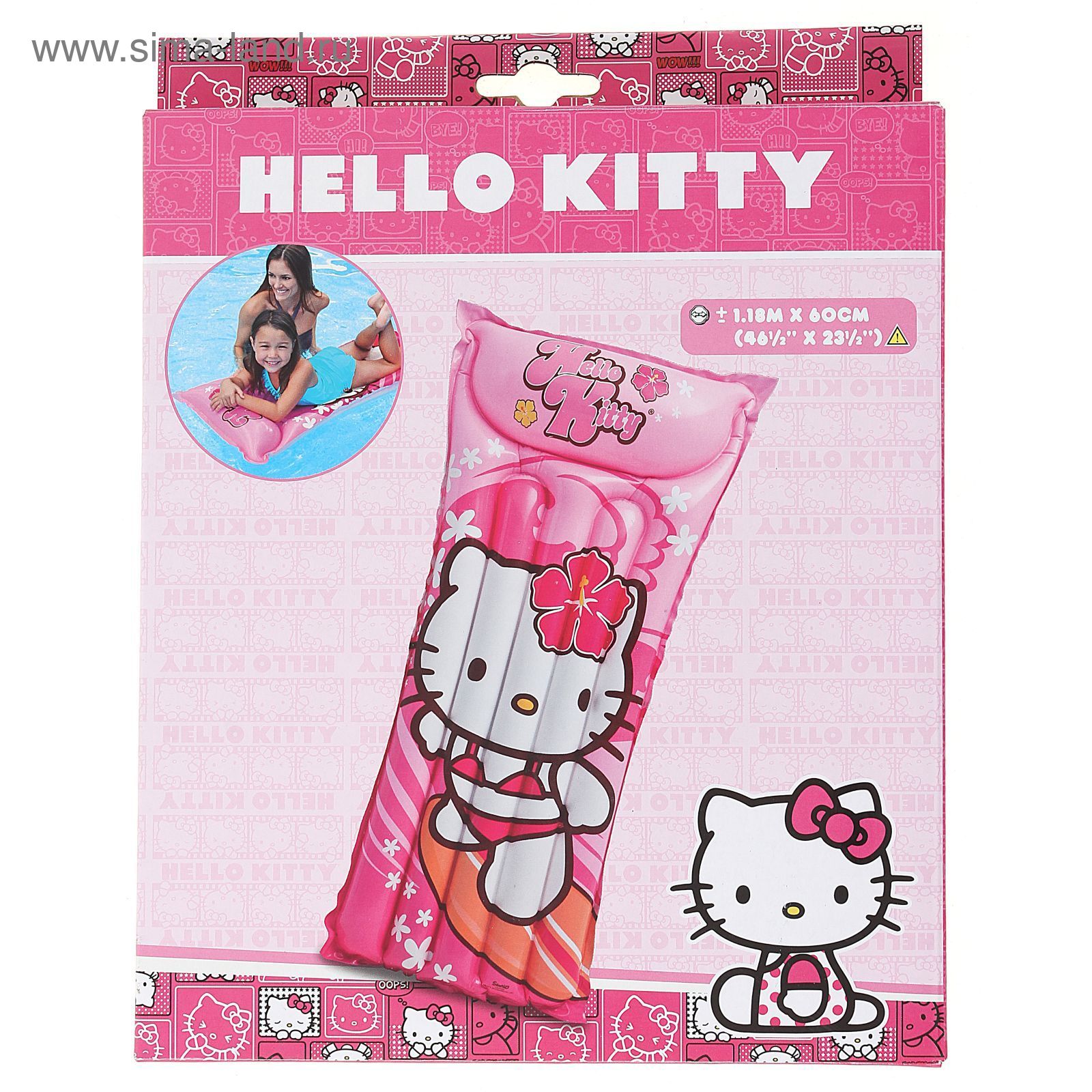 Матрас надувной hello kitty