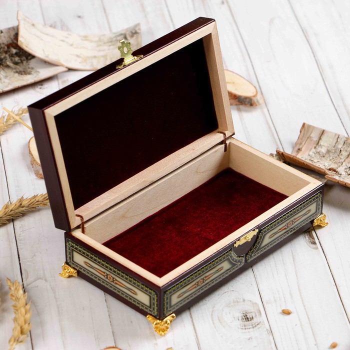 Шкатулка «Тройка», 28×20 см