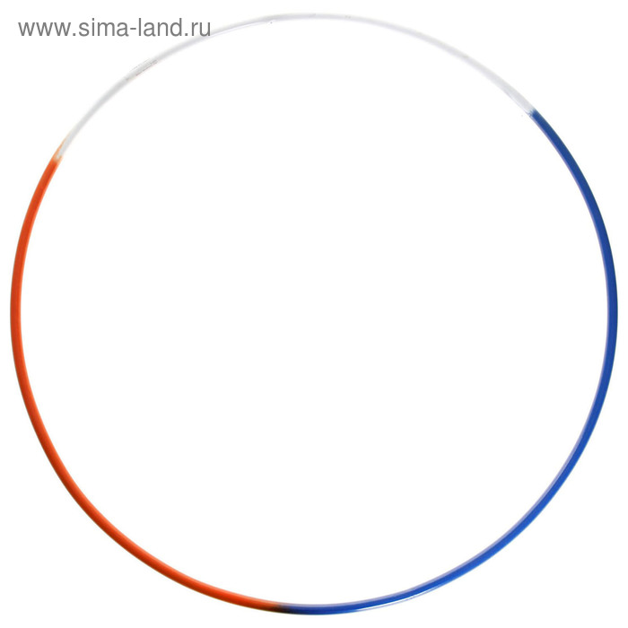 фото Обруч гимнастический «радуга», стальной, d=90 см, 900 г, цвета микс