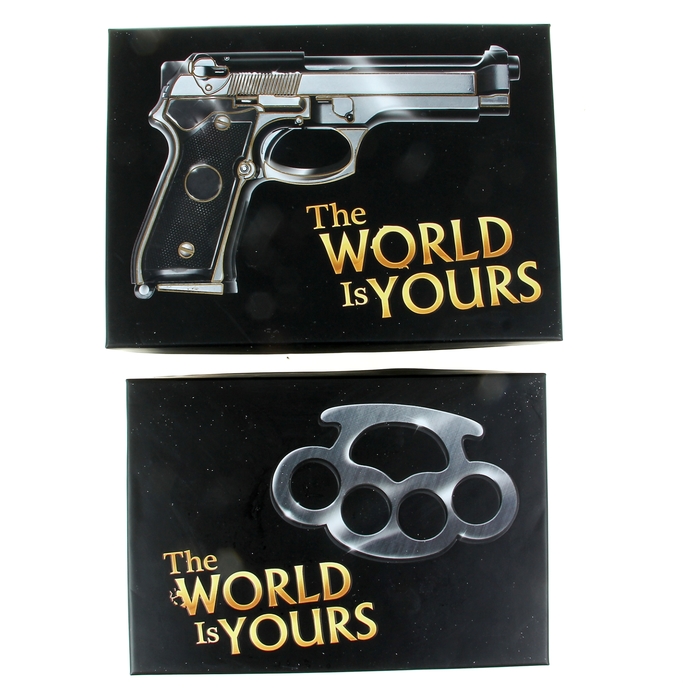 Набор подарочных коробок 2 в 1 "Мир принадлежит тебе"