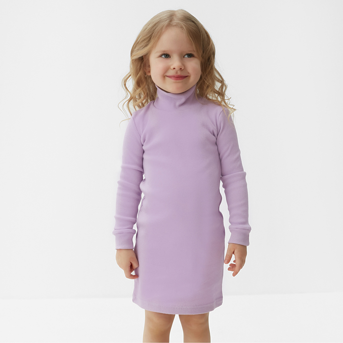 Платье для девочки MINAKU цвет лиловый, рост 110 см бриджи для девочки рост 110 см цвет лиловый