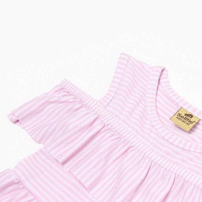 Платье для девочки, цвет светло-розовый, рост 92см