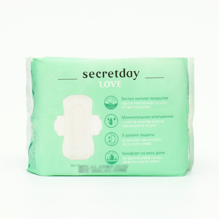 

Прокладки хлопковые гигиенические Secretday Love размер S, 18 шт